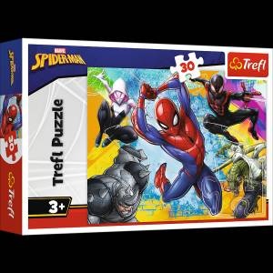 Trefl Puzzle 30 - Spider-Mans Colors - Disney Marvel Spider-Man Trefl 18307