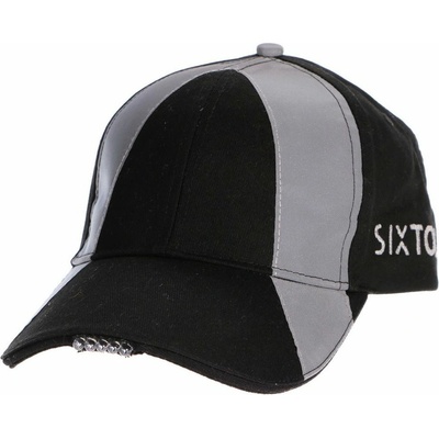Sixtol Reflexná šiltovka s LED svetlom B-CAP SAFETY 25 lm, nabíjacia, USB, uni veľkosť, čierna
