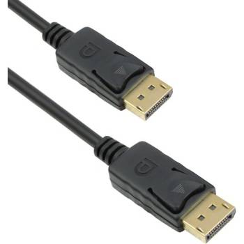 DeTech Кабел DeTech DP DP M/M, 14+1 cooper, 1.8м, Черен (18270)