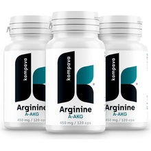 Kompava Arginine A-AKG 450 360 kapslí