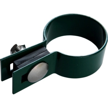 Příchytka plotového panelu na sloupek 60 mm - koncová, zelená