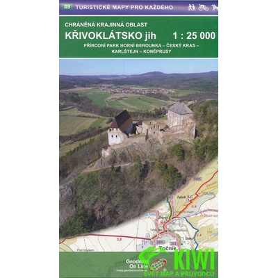 Turistické mapy pro každého - Křivoklátsko-jih 1:25T 89