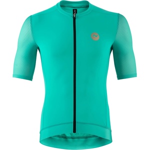 Nalini Мъжка фланелка с къс ръкав за колоездене Nalini Pure Gold Jersey Cycling jersey - Tourquaise - размер XL (056-4014-0315)