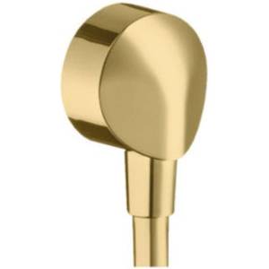 Hansgrohe Fixfit - Връзка за маркуч E без възвратен клапан, визия на полирано злато 27454990 (27454990)