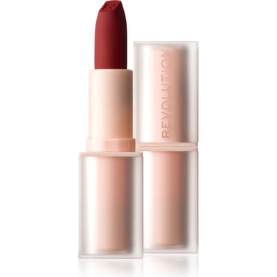 Revolution Beauty Lip Allure Soft Satin Lipstick Кремообразно червило със сатенено покритие цвят CEO Brick Red 3.2 гр