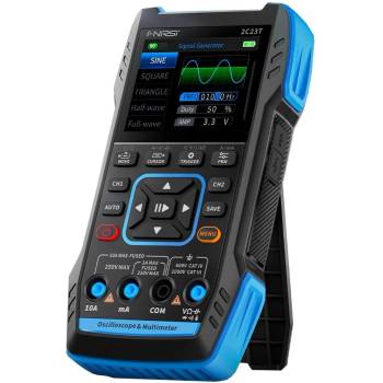 Fnirsi 2C23T Цифров мултиметър и осцилоскоп, 2, 8" LCD дисплей, двуканален, 10 MHz, AC 750 V, DC (2C23T)