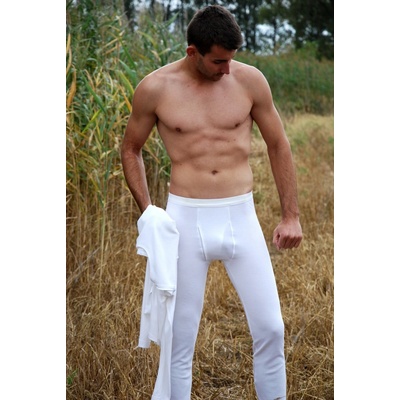 Bambusové termo spodky biele