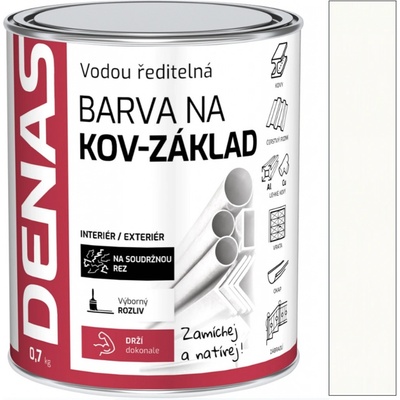 DENAS Antikor na kov základ 0100 biela 0,7kg