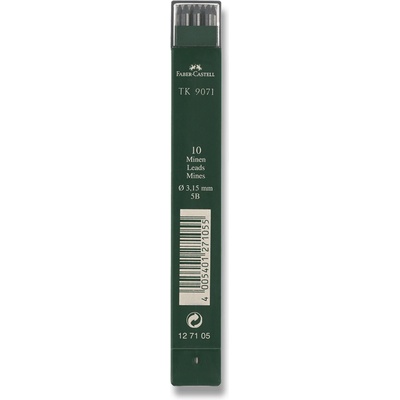 Faber-Castell Grafitové tuhy TK 9071 3,15 mm tvrdost 5B