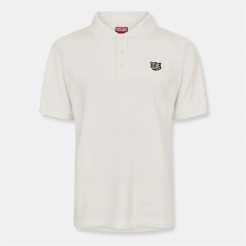 KENZO Блуза с яка KENZO Men's Wild Tiger Short Sleeve Polo Shirt - Off White