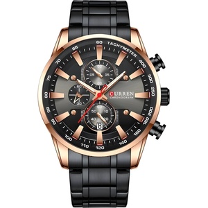Curren Часовник curren na-14258 - Черен / Златен kp14258 Часовници
