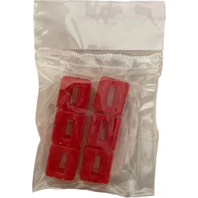 Sada mini skřipců do vlasů - 6 ks červená – Zboží Mobilmania