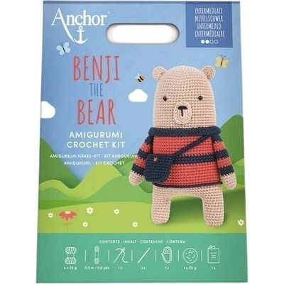 Anchor A28C02-L Benji the Bear Плетене на една кука прежда (A28C02-L)