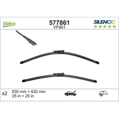 Valeo Silencio X-TRM 630+630 mm VA 577861