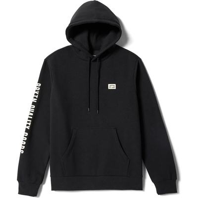 Brixton Мъжки суичър Brixton Woodburn Label Hoodie - Black - размер S (017-4116-0111)