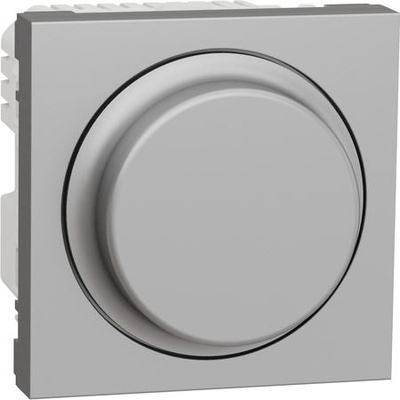 SCHNEIDER Unica NU351430 - Stmívač otočný univerzální LED 5-200W, 2M, hliníková