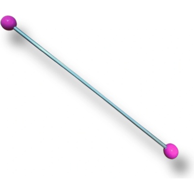 Mazoretka Baby hůlka 30 cm - alu Barva: Černá