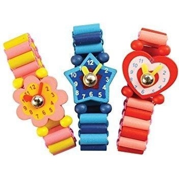 Bigjigs Toys - Дървен часовник играчка (BJ129)