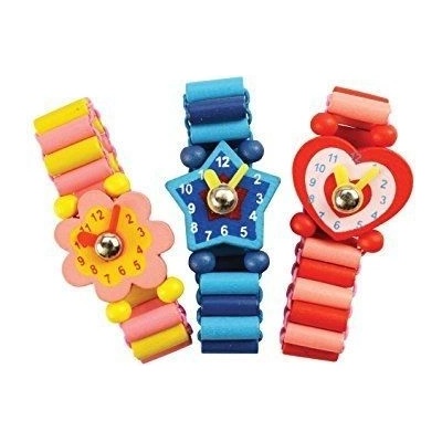 Bigjigs Toys - Дървен часовник играчка (BJ129)