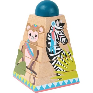 Legler Small Foot Дървена подреждаща кула Jungle (LE11090)