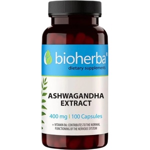 Bioherba Ashwagandha Root Extract 400 mg [100 капсули]