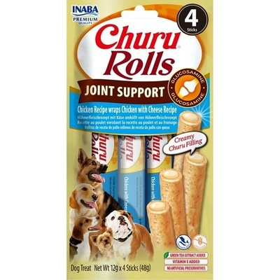 Inaba Churu Rolls Joint Support dog snack kuracie a sýr 4 x 12 g