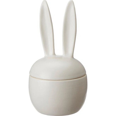 Textilomanie Biela porcelánová dóza ELARIA KANIN Veľkosť: S