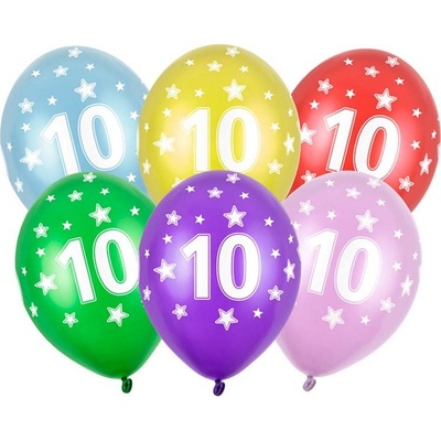 Ditipo Balónky latexové nafukovací metal mix barev č. 10 30 cm