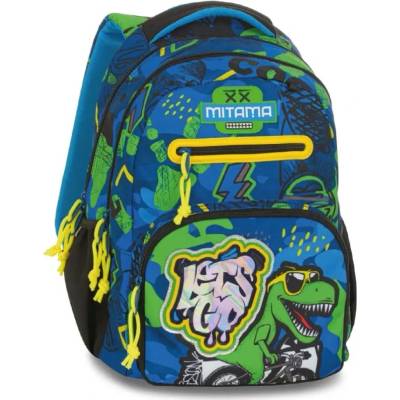 Mitama Ученическа раница MITAMA New Plus CoolDino, за момче, 4 отделения