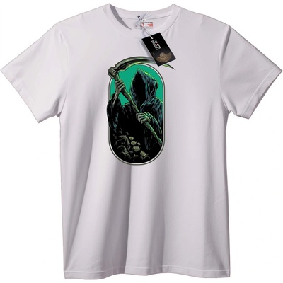 NOONEBRAND Тениска Жътваря с Коса - L, White