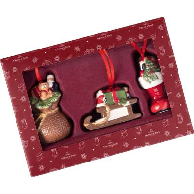 Villeroy & Boch Závesné ozdoby darčeky Nostalgic Ornaments, 3 ks