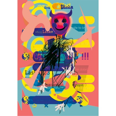 Šimon Dub | Online #2 Rám: Bílý, Velikost: 100 x 70 cm