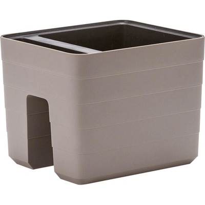 Plastia truhlík samozavlažovací Berberis na zábradlí - anthracite 30 cm