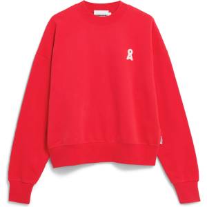 ARMEDANGELS Дамски пуловер ARMEDANGELS Women's Iconic Å Alizaa Sweat Jumper - Mars Red - размер XL (117-3690-0215)