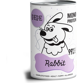 Paka Zwierzaka Pepe mono protein заек 400 г