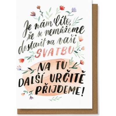 Chaukiss Je nám líto, že se nemůžeme dostavit na vaši svatbu ...