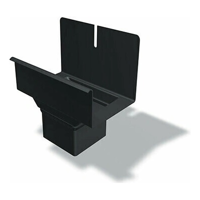 Prefa P.10 Hranatý žľabový kotlík hliník 01 250 mm 80 x 80 mm hnedá