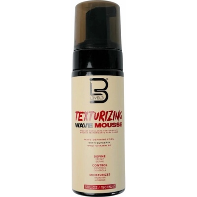 L3VEL3 Texturizing Wave Mousse texturizačná pena na vlnité a kučeravé vlasy 150 ml