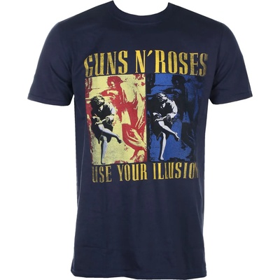 ROCK OFF мъжка тениска Guns N' Roses - UYI Navy - NAVY - ROCK OFF - GNRTS70MN