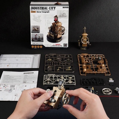 ROBOTIME Rokr 3D puzzle Morseův telegraf 60 ks
