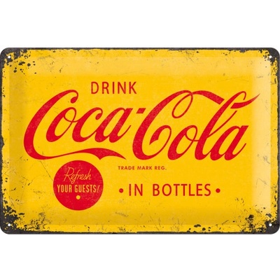Retro cedule plech 200x300 Coca-Cola