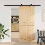 vidaXL Преплъзваща се врата NARVIK 90 x 210 см (213, 5 см) (3445272)