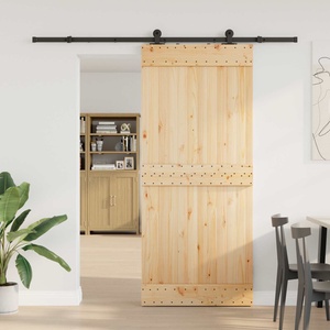 vidaXL Преплъзваща се врата NARVIK 90 x 210 см (213, 5 см) (3445272)