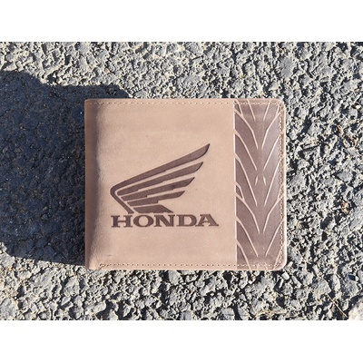 Kožené zboží motorkářská peněženka 40 Honda