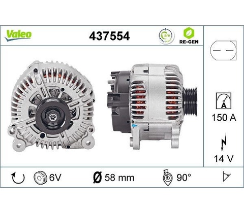 Generátor VALEO 437554