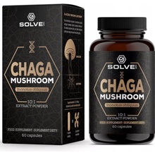 Solve Labs Chaga Mushroom Inonotus Obliquus 60 kapsúl