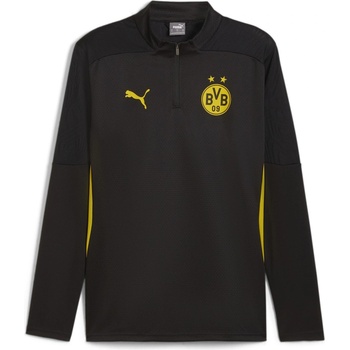 PUMA Горнище с цип Puma Borussia Dortmund Quarter Zip Training Top Adults - Black