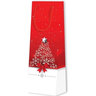 Vánoční dárková taška - Na víno/ láhev Varianta 5