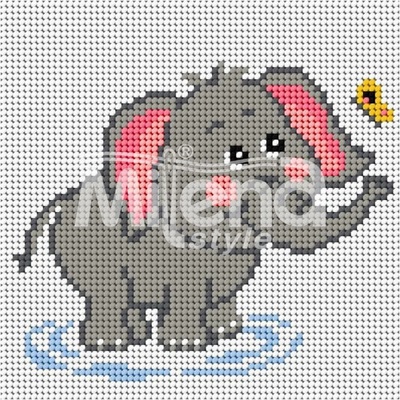 Milena Style Гоблен с щампа Слонче без конци