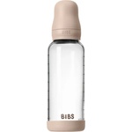 BIBS Стъклена бебешка бутилка Bibs - С каучуков биберон, 240 ml, Blush (5020244) - baby